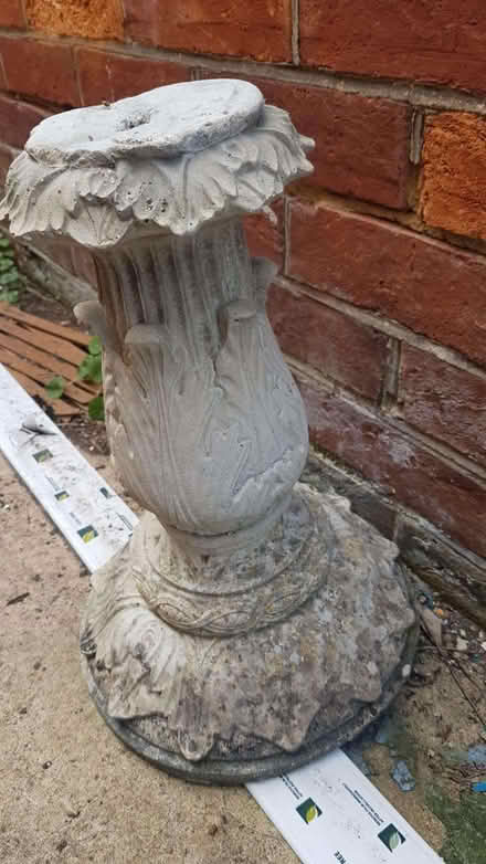 Photo of free Base for a Birdbath (Seaside BN22) #1