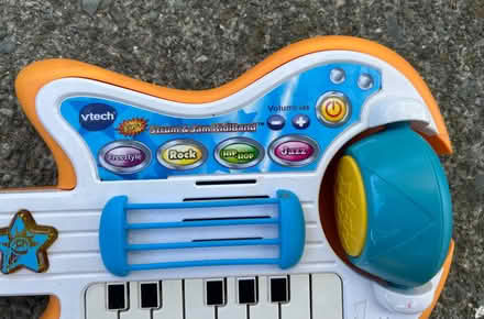 Photo of free Battery-operated toy guitar (Valencia Avenue, Sunnyvale) #2