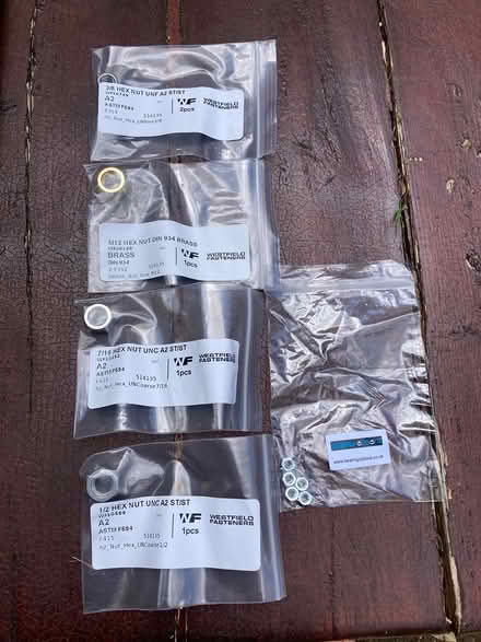 Photo of free Assorted Imperial Hex Nuts (Raynes Park (SW20)) #1
