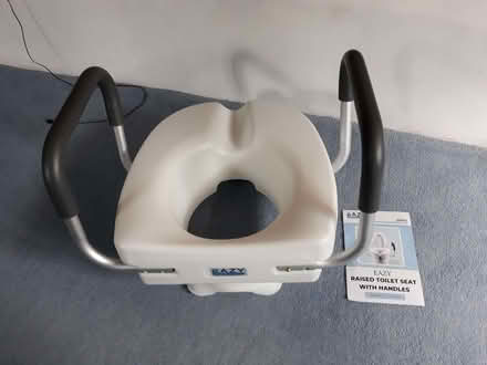 Photo of free Bathroom aid - raised toilet seat with handles (Harwell OX11) #1