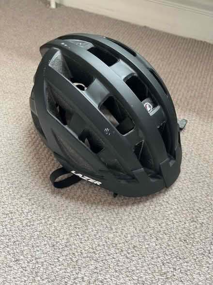 Photo of free Bicycle helmet with working red light (Fulham Palace Rd W6) #1