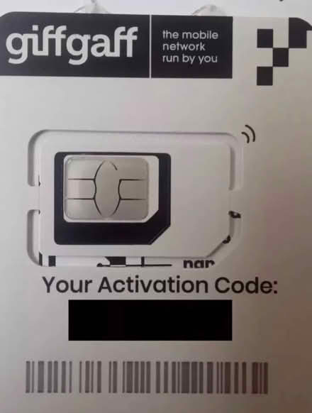 Photo of free Giff gaff SIM card (N8 0LD) #1