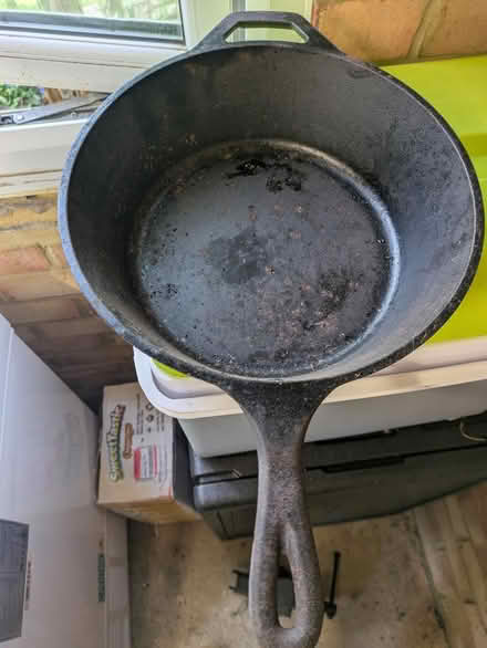 Photo of free Large cast iron pan (Castlepoint BH8) #1