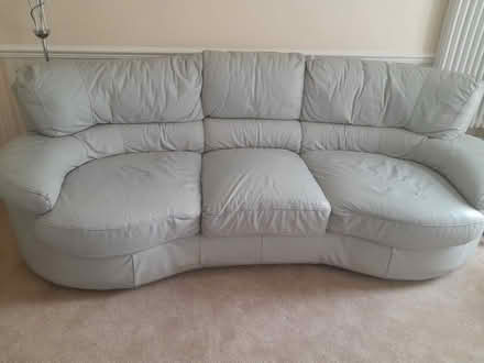 Photo of free Leather sofa. SE9 4HF (Se9 4hf) #1