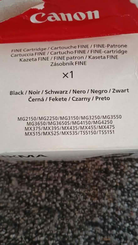 Photo of free Canon ink cartridges Black (Ringland NR8) #2