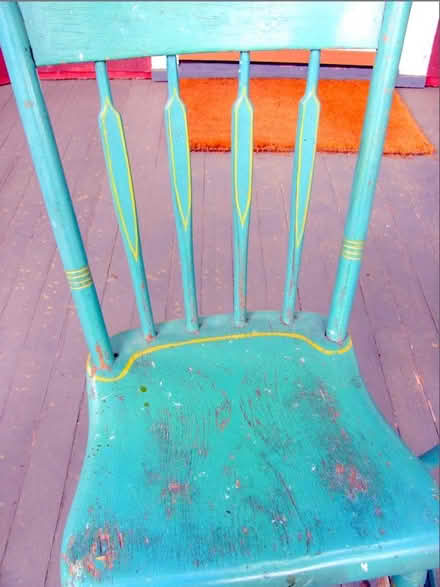 Photo of free 2 Hand-painted Vintage Chairs (Boonton) #2
