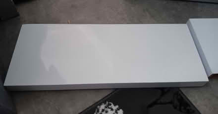 Photo of free White gloss floating shelves (St. Albans) #1