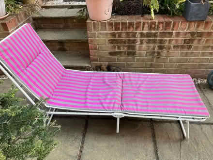 Photo of free Stripe sunlounger (Cippenham SL1) #1