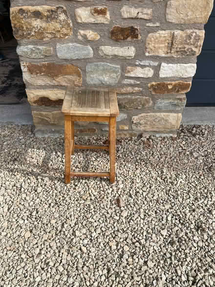 Photo of free Wooden stool (Halton LA2) #1
