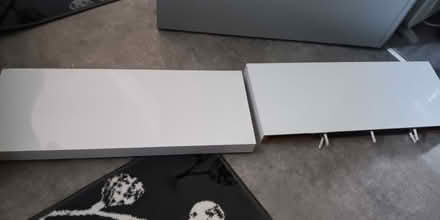 Photo of free White gloss floating shelves (St. Albans) #2