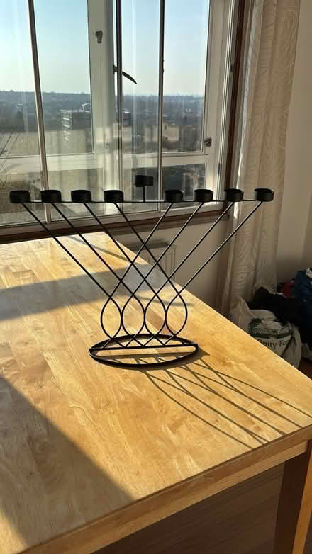 Photo of free Tea light menorah (BR3) #1