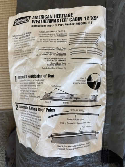 Photo of free Coleman American Heritage Tent (Greenlake) #3