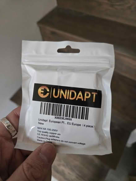 Photo of free European outlet converter (Capitol Hill) #2
