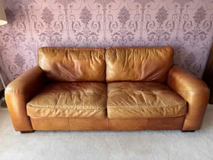 Photo of free Halo leather 2 and 3 seater sofas (Kirkcaldy KY1) #4
