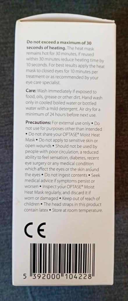 Photo of free Heated eye mask (Ipswich IP4 5) #4