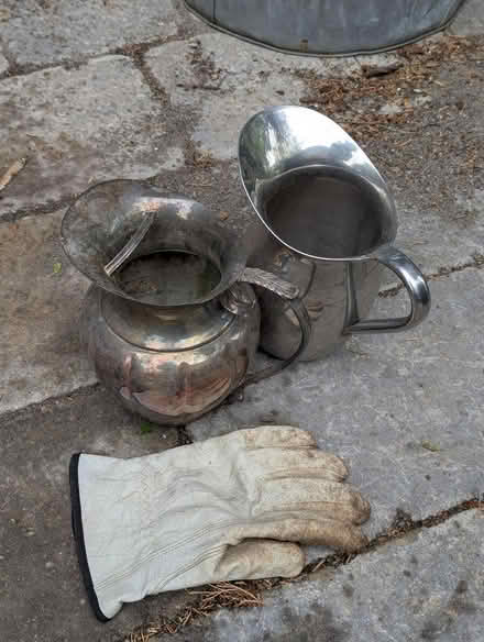 Photo of free Small Metal Jugs (Champlain Park) #2