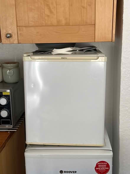 Photo of free Mini fridge and 2 bar stool chairs (E Dulwich SE22) #1