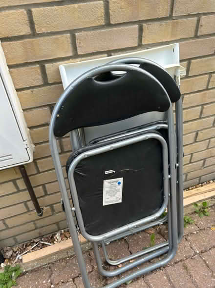 Photo of free 3 folding chairs (Waterbeach) #2