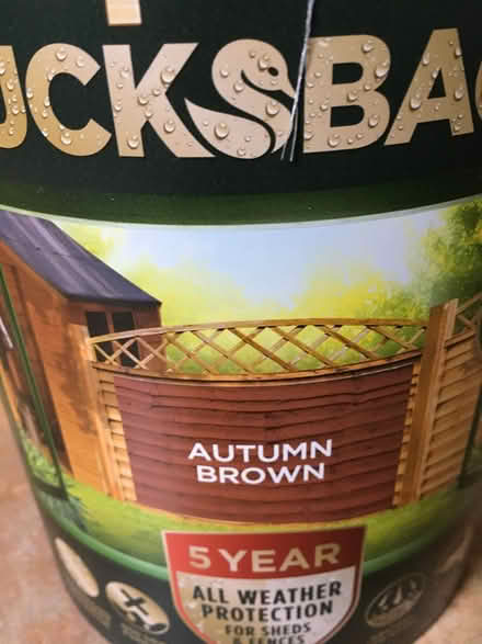 Photo of free Cuprinol Ducksback Fence paint 5L (LE7 9 Scraptoft) #2