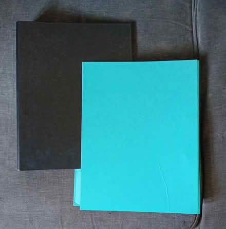 Photo of free A4 ring binders , black and blue (Ipswich IP4 5) #1