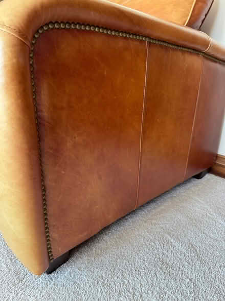 Photo of free Halo leather 2 and 3 seater sofas (Kirkcaldy KY1) #3