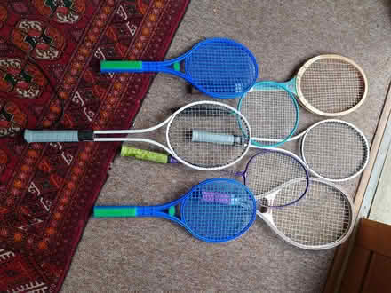 Photo of free Assorted tennis and badminton rackets (Bear Flat) #1
