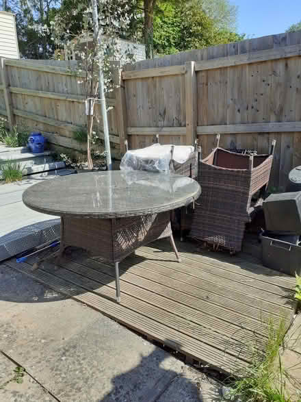 Photo of free Garden table and chairs (Astwood Bank, Cookhill) #1