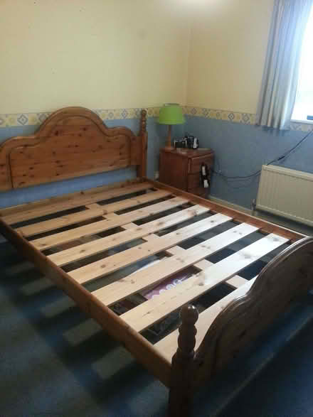 Photo of free Pine Bed - King Size (Shenley Church End MK5) #1