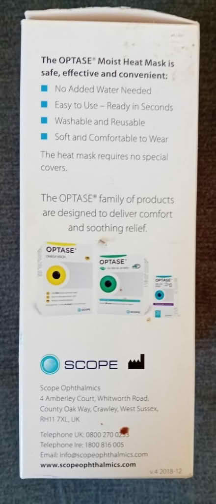 Photo of free Heated eye mask (Ipswich IP4 5) #3
