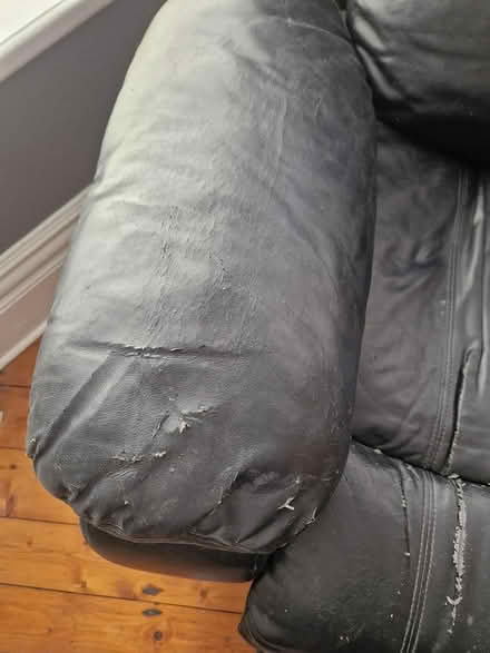 Photo of free Faux leather Recliner Armchairs (BL3 Daubhill) #4