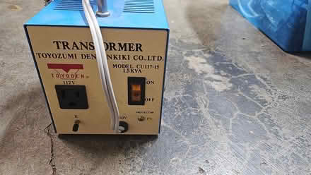 Photo of free Transformer: 100V->117V (Mountain View, Cuesta Park) #1