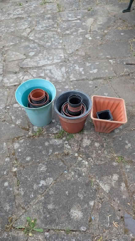 Photo of free Plastic flower pots (Enfield EN3) #2