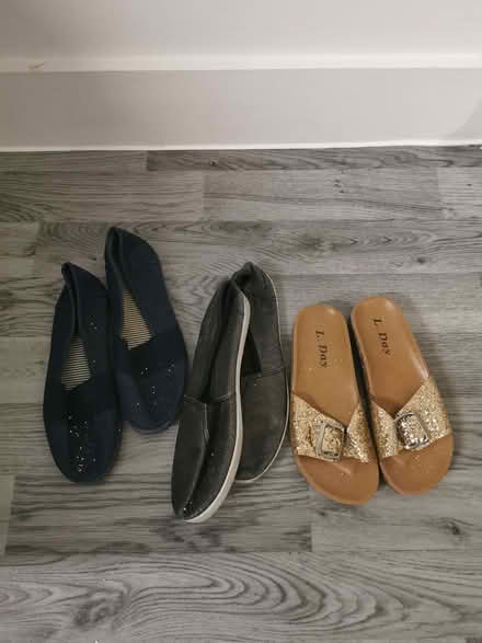 Photo of free Three pairs of shoes (Size 6 and 36EU) (Emlyn Gardens W12) #1