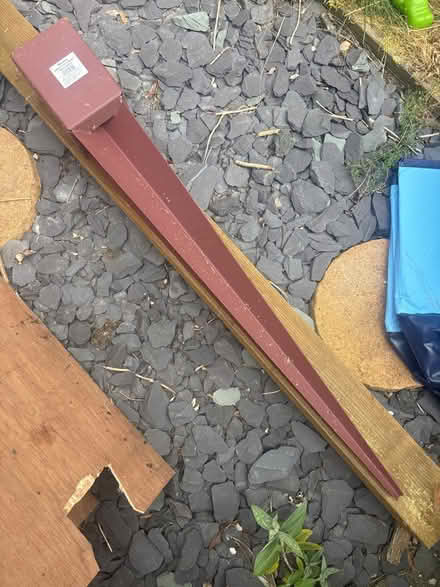 Photo of free 2 x Fence post support 100x750mm (Arborfield RG2) #2