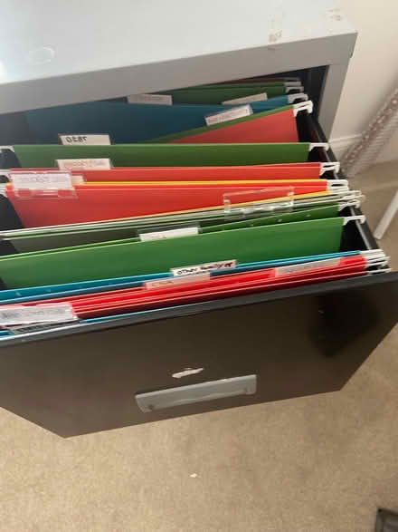 Photo of free Filing cabinet with files no lock (Wallyford EH218jq) #2
