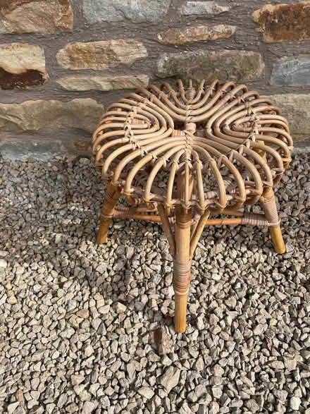 Photo of free Wicker stool (Halton LA2) #1