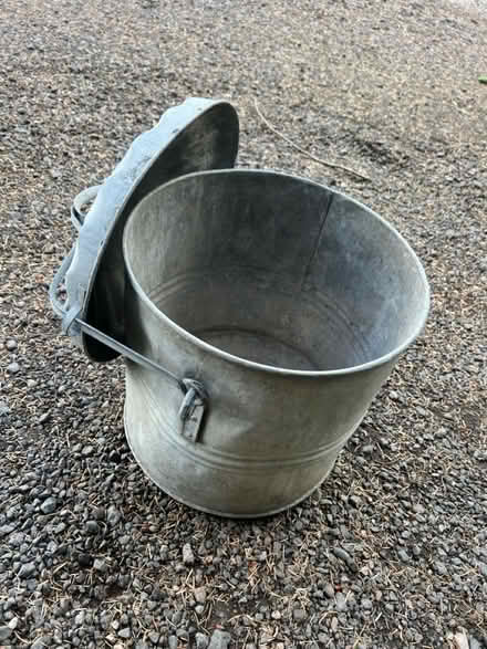 Photo of free Ash bin bucket galvanised (auchterarder PH3) #4