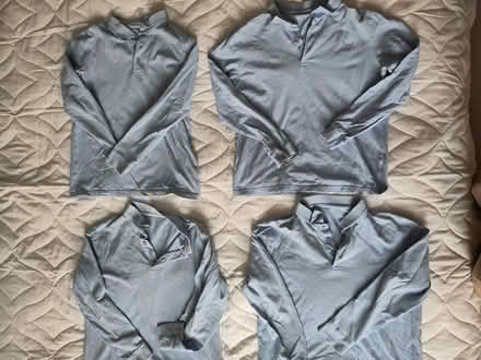 Photo of free 4x blue school polo shirts 10-11 y (L1 Liverpool City Centre) #1