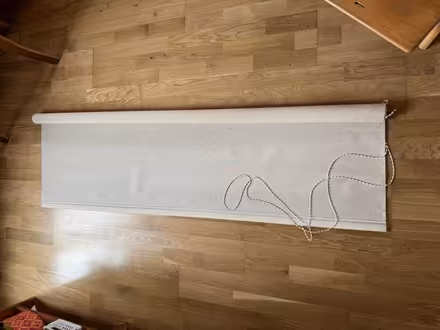 Photo of free 2x Cream Fabric Roller Blinds (St Ippolyts.) #1
