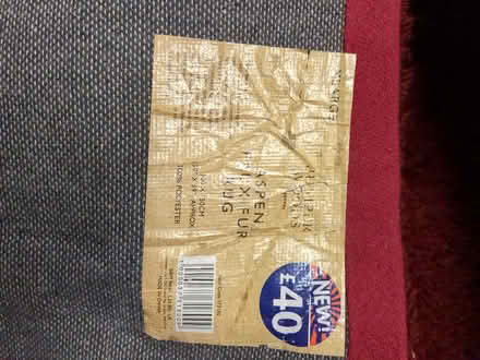 Photo of free Red faux fur rug (Carlton WF3) #2