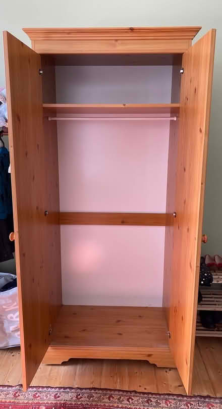 Photo of free Pine effect wardrobe (St Michael’s L17) #2