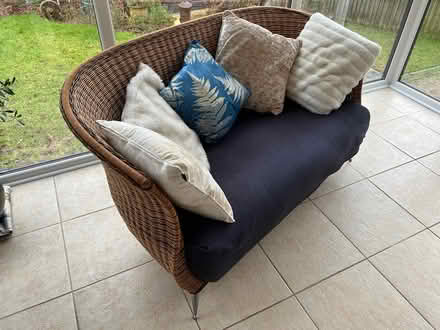 Photo of free Wicker sofas (two) (Weston village, Bath) #1