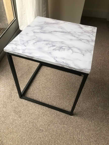Photo of free Small marble print table (Horsforth LS18) #1