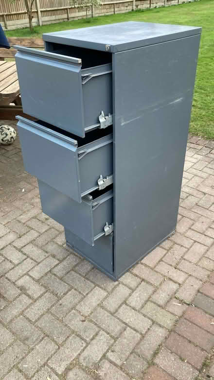 Photo of free Scrap metal incl old filing cabinet, fireplace surround, etc (GU14) #1