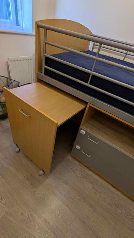 Photo of free Cabin Bed – Single size with desk (L24 Speke) #4