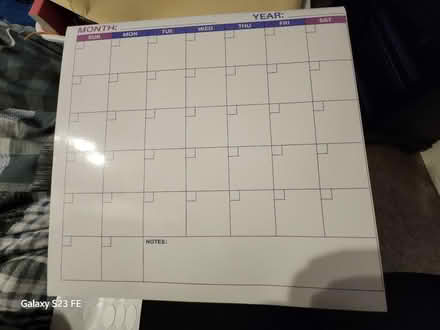 Photo of free Dry Erase 12 month wall Planner (S Everett) #1