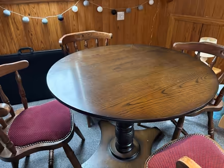 Photo of free Pub style table and 4 chairs (Norton Lees S8) #2