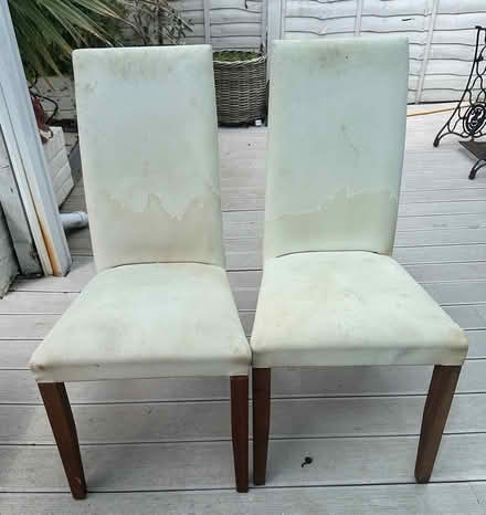 Photo of free 2 dining chairs for easy upholstery (Guildford GU2) #2