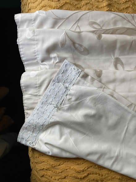 Photo of free NEW ivory full length curtains (Northaw EN6) #1