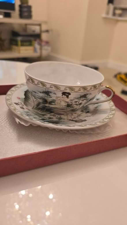 Photo of free Set of 2 cups with saucer (Aston S26) #2